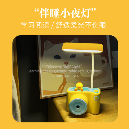 3in1 Cute Camera Shape Table Desk Flexible LED Lamp with Pen Pencil Holder & Pencil Sharpener